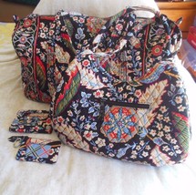 Vera Bradley 4 Piece Travel set in Versailles Pattern Retired - £127.01 GBP