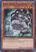 YUGIOH Super-Nimble Mega Hamster EGO1-EN011 1st edition Light-played LP - £3.83 GBP