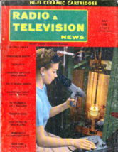 Radio & Television News Magazine May 1956 Transistors in History, TV Servicing - $8.50