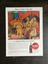 Vintage 1944 Coca-Cola Soldiers in New Zealand WWII Full Page Original A... - £7.76 GBP