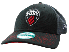 Ottawa Fury Football Club New Era 9FORTY NASL Black Adjustable Soccer Cap Hat - £14.93 GBP