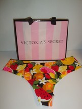 New Victoria&#39;s Secret &quot;Pink&quot; No Show Thong MULTI-COLOR Summer Fruit Size Xxl - £10.30 GBP