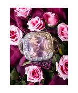 Beautiful rose quartz and rhinestone ring size 7 - $27.72