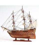 Ship Model Watercraft Traditional Antique Victory Boats Sailing Small Ex... - $539.00