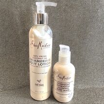 SheaMoisture Shimmering Body Lotion &amp; Overnight Hydration Glowing Sleep ... - €11,07 EUR