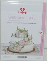 Lovepop LP2118 Wedding Cake Pop Up Card White Envelope Cellophane Wrapped image 5