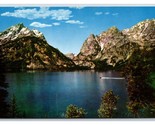 Jenny Lake Grand Teton National Park Wyoming WY UNP Chrome Postcard S6 - $2.92