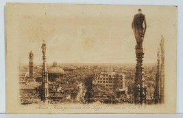 Italy Milan Panoramic View From The Cathedral Postcard N2 - £6.02 GBP