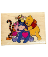 Hugs All Around All Night Media Disney Pooh Piglet Tigger Eeyore Christmas - £8.17 GBP