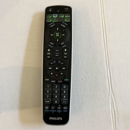 Philips 7-Function SRP5107/27 Universal Remote Control TV DVD DVR CBL SAT HD AUX - $8.99