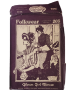 Folkwear 205 Gibson Girl Blouse Sewing Pattern Women Sizes S M L UNCUT - $19.48 CAD