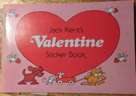 Jack Kents Valentines &amp; Stickers  1982 Scholastic Vintage Valentines Book - $23.07 MXN