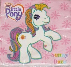 My Little Pony Sunny Daze Lunch Napkins Birthday Party Supplies 16 Per Package - £3.15 GBP