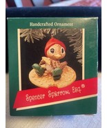 Vtg Hallmark 1989 SPENCER SPARROW ESQ Christmas Ornament Bird on Sesame ... - £4.13 GBP