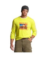 Polo Ralph Lauren Mens Big Tall Logo Voyager L/S T-Shirt Laser Yellow-Si... - €42,79 EUR