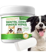 Dental Care Finger Wipes Dogs/Cats Reduces Plaque &amp; Freshens Breath Teet... - $13.99