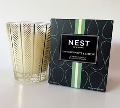 Nest New York Santorini Olive &amp; Citron Scented Candle 8.1oz Boxed - £34.02 GBP