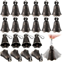 20 Pcs Vintage Bells For Crafts Tinkle Brass Bells Antique Bronze Bells Small Br - £25.56 GBP