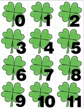 Clover - Numbers 0-31 Pocket Chart Cards or Calendar Learning Resource -... - £11.14 GBP