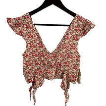 Altar’d State Louise Floral Top Cropped Size Small New - £20.70 GBP