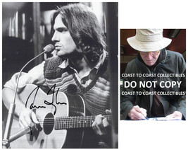 James Taylor singer guitarist signed 8x10 photo COA Proof auto .Sweet Ba... - £153.09 GBP