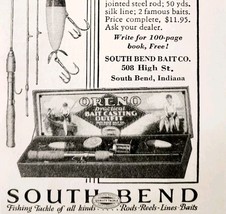 1930 South Bend Complete Fishing Outfit Advertisement Tackle Sporting Go... - $19.99