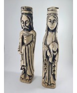 Vtg Austin Productions King &amp; Queen 13&quot; Statues Medieval Gothic Style - £58.14 GBP