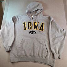 Vintage Iowa Hawkeyes Hoodie Men’s XL Gray Pullover Starter - €25,89 EUR