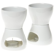 Norpro 213 Porcelain Butter Warmer, 2pc set, 4 x 7 x 4 inches, As Shown - £31.63 GBP