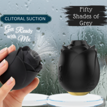 Fifty Shades of Grey - Hearts &amp; Flowers Nipple Clitoral Suction Rose Vib... - $59.99