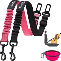 3 Pcs Set Adjustable Dog Seat Belt. Car Travel Accessories for Puppy Dog Pets. S - £18.79 GBP