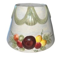 Yankee Candle Exclusive Ceramic Sugar Plums Shade Topper South Deerfield Fruit - $22.50