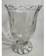 Imperlux Hand Cut Crystal Vase Made in Portugal - $15.00