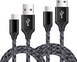 Short Micro Usb Cable 2-Pack, 1.6+3Ft Phone Charger Power Cords Android ... - $12.99