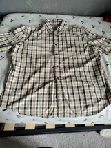 Carhartt Button Down Up Short Sleeve Relaxed Fit Mens Large XL 2XL - £13.06 GBP
