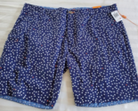 NWT Tallia Men’s Blue Polka Dot All Over Shorts Size 40 Printed Stretch ... - $21.77