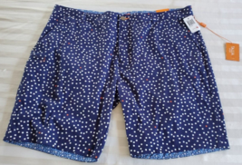 NWT Tallia Men’s Blue Polka Dot All Over Shorts Size 40 Printed Stretch ... - £17.13 GBP