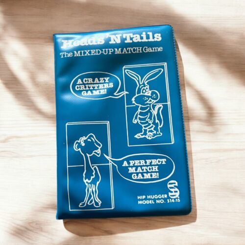 Vintage Hip Hugger Travel Games Magnetic - Heads n Tails - $2.15
