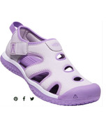 keen NIB stingray girls size 3 purple slip on sandals sf - £30.50 GBP