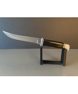 Buck 121 Fishermen&#39;s Knife Rare Numbered With Leather Sheath 1960&#39;S - £51.95 GBP