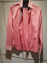 Basic Zara Man  Mens Long Sleeve  shirt size S Pink - £11.62 GBP