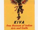 Koshare Indians KIVA Museum Brochure La Junta Colorado Boy Scouts 1950&#39;s - $29.70