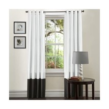 Lush Decor Prima 84-Inch Curtain Panels, Black/White, Set of 2  - $1,276.68 MXN