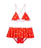 KATE SPADE GIRLS Polka Dot Two-Piece Swimsuit FAIRYTALE RED-PASTRY PINK ... - £63.21 GBP