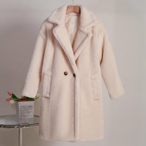 Fashion Long Teddy Jackets Coats Women 2022 Winter Thick Warm Outerwear Brand Fa - £73.60 GBP
