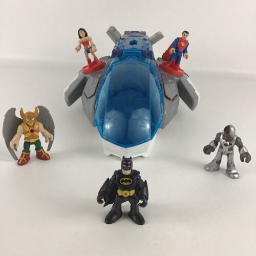 Fisher Price Imaginext Justice League Javelin Aircraft Plane w Sounds