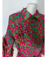 3D Floral Spliced Design Pleated Dress - $94.95