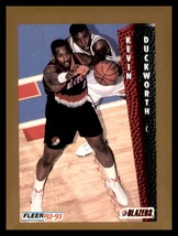 1992-93 Fleer #187 Kevin Duckworth Portland Trail Blazers - £1.61 GBP