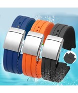 24x11mm Silicone Rubber Band Strap fit for Oris Aquis Diver Watch Foldin... - £14.24 GBP+