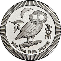 2021 Niue Athena Owl Stackable 1 oz Silver Coin Brilliant Uncirculated P... - €61,28 EUR